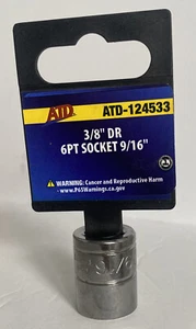 ATD-124533 3/8” DR 6PT Socket 9/16” - Picture 1 of 3