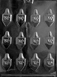 BITE SIZE DREIDEL mold Chocolate Candy jewish Israeli hanukkah dreidels - Picture 1 of 1