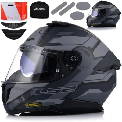 Motorradhelm | LS2 FF808 STREAM II | Integralhelm | Helm mit Sonnenblende 22.06 - Bild 1 von 4