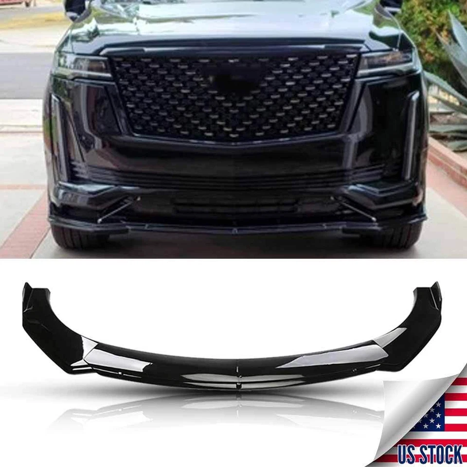 For Cadillac Escalade 2021-2025 Front Bumper Lip Spoiler Splitter Body Kit US - Image 1 of 4