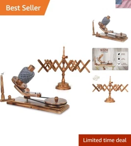 Handmade Yarn Ball Winder & Swift, Wooden Yarn Ball Winder & Table Top Swift ... - Picture 1 of 8