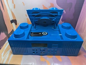 Lego blauer Stein Stereo Ghettoblaster AM/FM Radio CD Player-CD FUNKTIONIERT NICHT - Bild 1 von 6