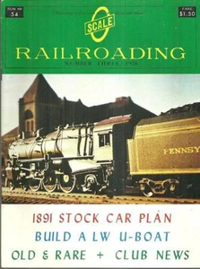 Revista Ferroviaria a Escala Febrero 1978 1891 Acero Stock Car Plan Mesa Gila - Imagen 1 de 1