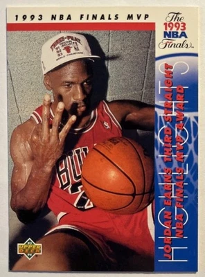 1993-94 Upper Deck #204 Michael Jordan Finales NBA MVP HOF Foto 1 de 2