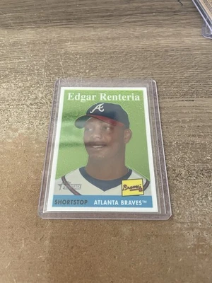 2007 Topps Heritage Chrome /1958 Edgar Renteria #THC68 - Image 1 of 2