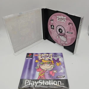 Rugrats: Totally Angelica (2005) Playstation One PS1 Juego Completo Con Manual - Imagen 1 de 8