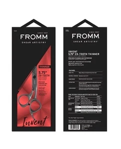 Invent 5.75" 28 Tooth Thinning Shears for Haircutting Wet and Dry Hair, Polis... - Picture 1 of 3