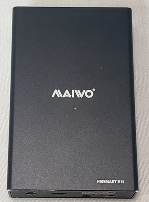 MAIWO Hard Drive RAID Enclosure Dual Bay for 2.5 Inch SATA SSD HDD USB 3.1 - Image 1 of 4