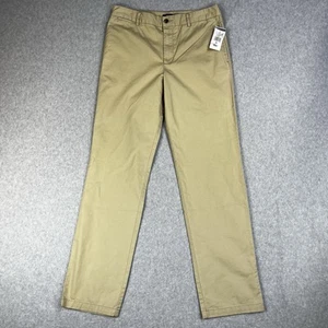 Polo Ralph Lauren Pants Youth 20 (30x31) Khaki Chino Straight Cotton New - Picture 1 of 13