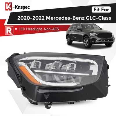 For 2020 2021 2022 Mercedes-Benz GLC-Class LED Headlight Non-AFS Right Passenger - Image 1 of 4