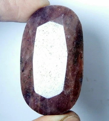 443.45 Ct Natural Untreated Oval Cut Red Ruby Loose Gemstone - Image 1 of 4