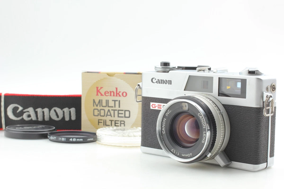 まめぬぴゃー　ケース付き　Canon Canonet QL17 G lll まめぬぴゃー ケース付き Canon Canonet QL17 G lll 動作確認済］Canon