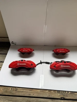 Dodge Durango Hellcat Jeep Trackhawk Brembo Big OEM pinzas 6/4 pistones Foto 1 de 4