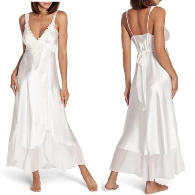 Camisón In Bloom by Jonquil Nupcial Encaje Cuello en V Profundo Talla S Blanco Marfil Nuevo con Etiquetas Foto 1 de 4