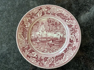 Vintage Johnson Brothers Plate Historic America Sacramento California 8 Inch - Picture 1 of 2