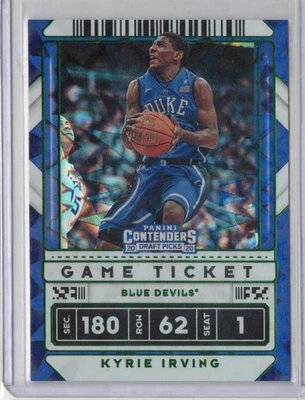 2020 Panini Contenders No11b билет на игру Кайри Ирвинга зеленый взрыв синяя футболка - Изображение 1 из 2