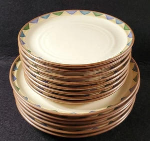Noritake Abilene Stoneware 8480 Salad OR Dinner Plates, Southwestern Pattern - Picture 1 of 17