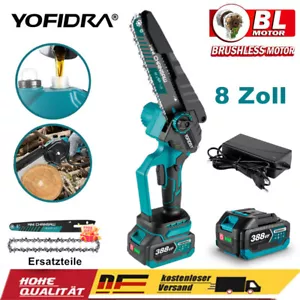 Akku Kettensäge 8 Zoll Mini Elektro Handkettensäge 2Akku & Koffer Für 18V Makita - Bild 1 von 17