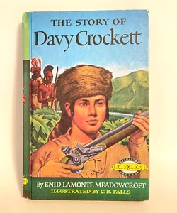 Vtg 1952 Signature Book The Story of Davy Crockett By Enid Lamonte Meadowcroft - Picture 1 of 8