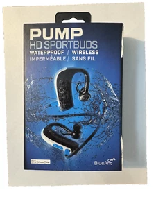 BlueAnt Pump HD Sportbuds Waterproof Wireless Bluetooth Earbuds - Black - Picture 1 of 3
