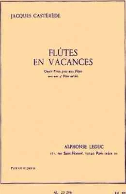 Jacques Casterede - Flutes En Vacances Pour 3 Ou 4 Flutes - Image 1 of 3