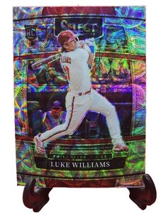 2022 Panini Select #8 Luke Williams RC - SCOPE PRIZM SP - Phillies ROOKIE - CARD