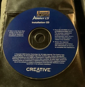 Sound Blaster Audigy CD Disc Only - Picture 1 of 2