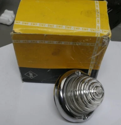 NOS 1957-59 Porsche 356A SWF Clear Turn Signal Assembly - Image 1 of 4