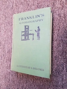 RARE 1916 AUTOBIOGRAPHY OF BENJAMIN FRANKLIN DELUXE EDITION - Picture 1 of 12