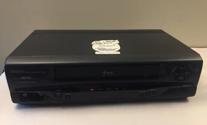 Symphonic VCR SE426G Video Cassette Recorder 4 Head Clean, Still and Slow - Picture 1 of 13