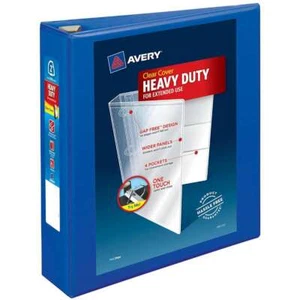 Heavy-Duty View Binder 2" Pacific Blue - Picture 1 of 4