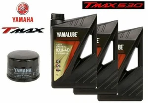 KIT TAGLIANDO YAMALUBE FS 10W40 + FILTRO TMAX T-MAX 500 2008 100% SINTETICO - Foto 1 di 2