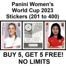Panini Women’s World Cup 2023 (Numbers 201 to 400) **Please Select Stickers**