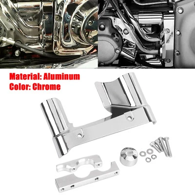 Cubierta de góndola de línea de aceite cromado de aluminio para Harley Softail Deuce FXSTD 2000-2006 Foto 1 de 4