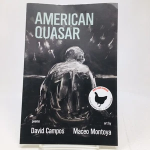 American Quasar ARC by David Campos Maceo Montoya Poems Poetry Uncorrected Proof - Imagen 1 de 5