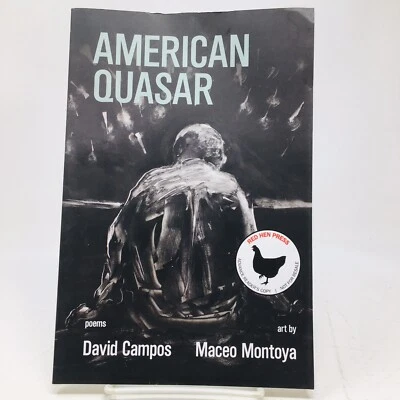 American Quasar ARC by David Campos Maceo Montoya Poems Poetry Uncorrected Proof - Image 1 of 4