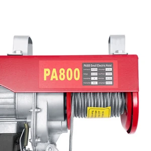 800kg Workshop Garage Winch Electric Hoist Lift Mounted Crane Winch 220v 1300w - Zdjęcie 1 z 12