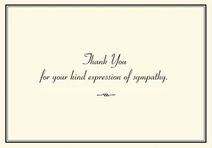 14 ct. Sympathy Thank You Notes - Foto 1 di 2