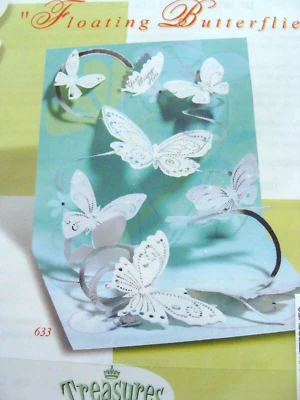NEW SEALED 3D Pop Up Greeting Card - Floating Butterflies - All Occasion - Image 1 of 4