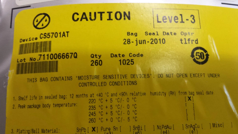 Cypress Semiconductor CS5701AT Qty 1 - Image 1 of 1