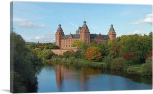 ARTCANVAS Schloss Johannisburg, Aschaffenburg, Deutschland Leinwand Kunstdruck - Bild 1 von 15