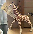 Figurine vintage Vanishing Wild Girafe Reticulated Veau 7 pouces Safari Ltd avec étiquette neuf avec étiquettes