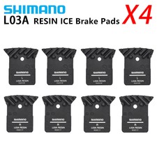 4 Pair Shimano L03A Brake Pads with Fin for Flat Mount Road Disc Caliper UP L02A