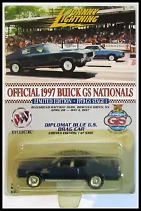 Johnny Lightning Official 1997 Buick GS Nationals diplomático arrastrar paquete de autos problemas - Imagen 1 de 1