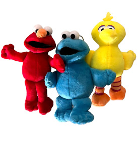 Vintage Sesame Street Plush 7" Big bird, Cookie monster, Elmo Perfect for Keys