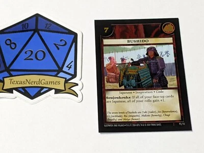 x1 Bushido Código Japonés P3 Anacronismo TCG Inglés Promo TexasNerdGames Foto 1 de 3