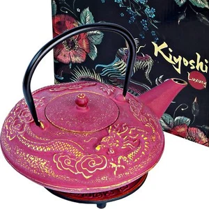 Large Cast Iron Tea Kettle Set - 40oz/1200ml Japanese Teapot with Infuser & - Picture 1 of 7
