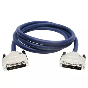 25 Pin D Sub to 25 pin Cable. Serial Db 25 Van Damme Multicore Loom Lead - Picture 1 of 2