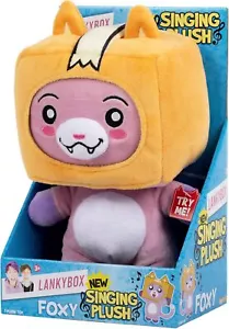 Peluche LankyBox Foxy Singing 11 pulgadas suave mercancía oficial - Imagen 1 de 3