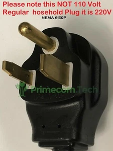 6-50P MALE PLUG to 14-30R FEMALE 4-PIN RECEPTACLE ADAPTER STOVE DRYER WELDER RV - Imagen 1 de 3